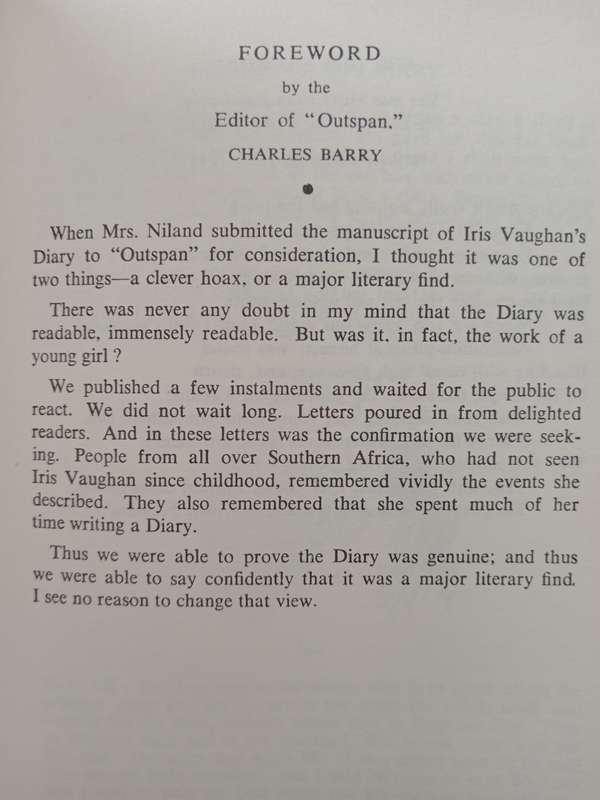 The Diary of Iris Vaughan