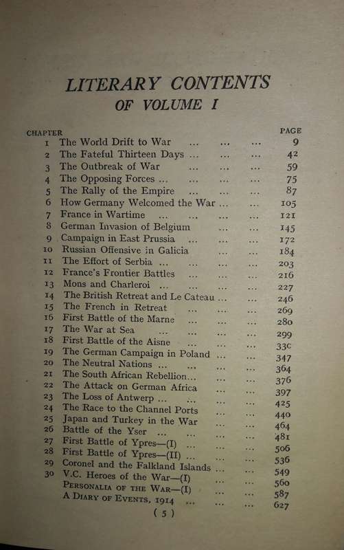 A Popular History Of The Great War - Edited by Sir J A Hammerton
