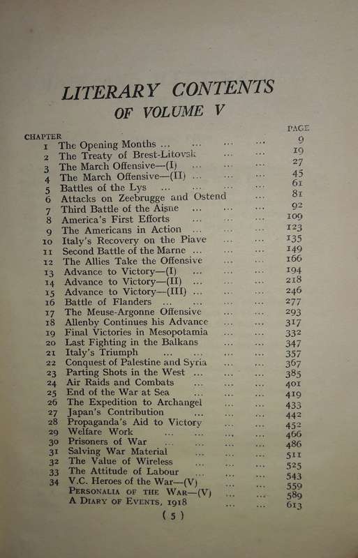 A Popular History Of The Great War - Edited by Sir J A Hammerton