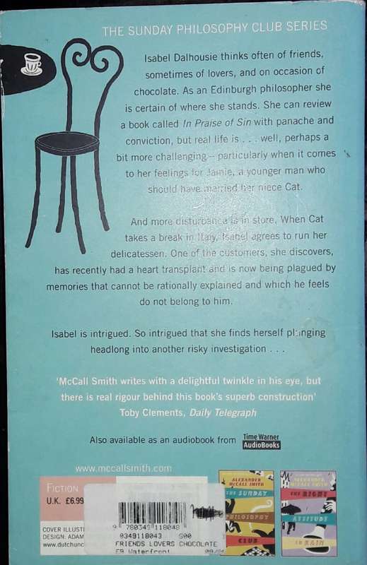 Friends, Lovers, Chocolate - Alexander McCall Smith