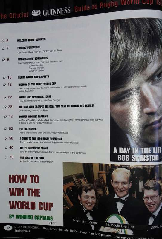 The Official Guinness Guide to Rugby World Cup 1999