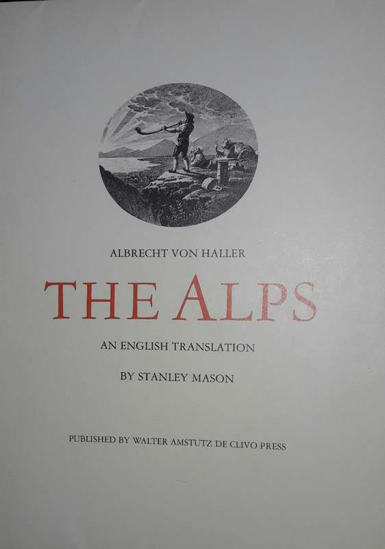 The Alps - Albrecht Von Haller