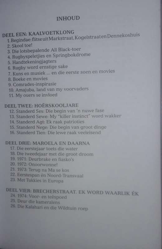 Kaalvoetklong Tot Rugbytoks - Wynand Claassen