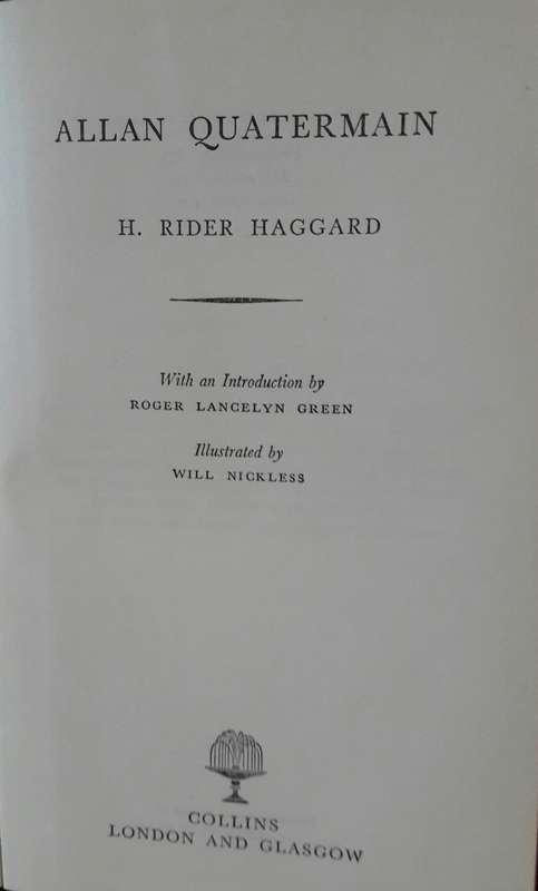 Alan Quatermain - H Rider Haggard