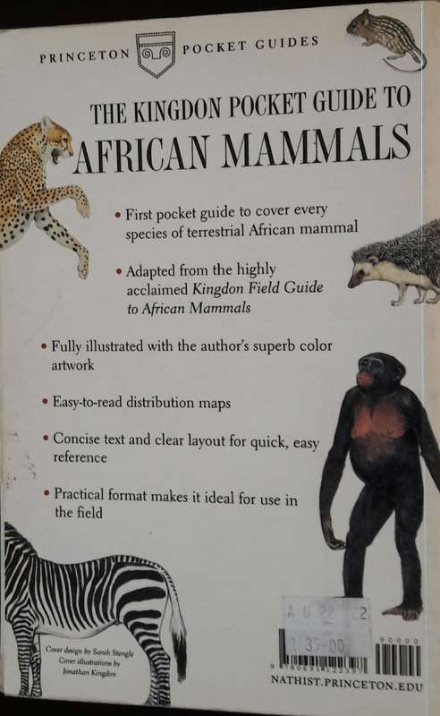 The Kingdon Pocket Guide To African Mammals - Jonathan Kingdon