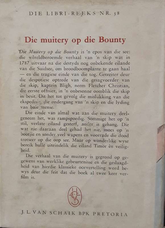 Die Muitery Op Die Bounty - Nordhoff & Hall