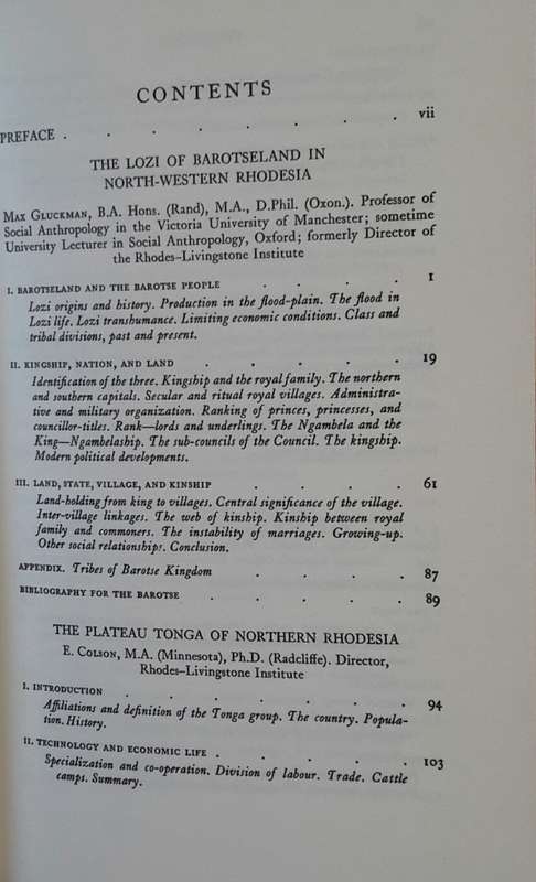 Seven Tribes Of British Central Africa - edited by Elizabeth Colson & Max Gluckman