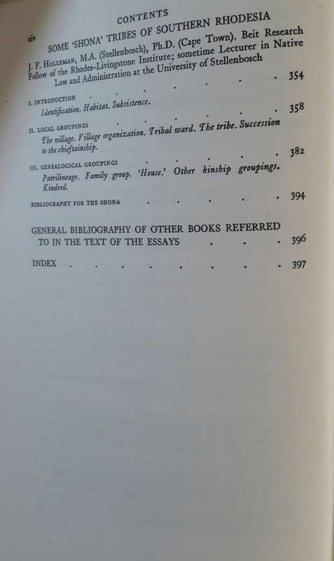 Seven Tribes Of British Central Africa - edited by Elizabeth Colson & Max Gluckman