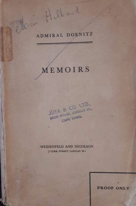 Memoirs - Admiral Doenitz