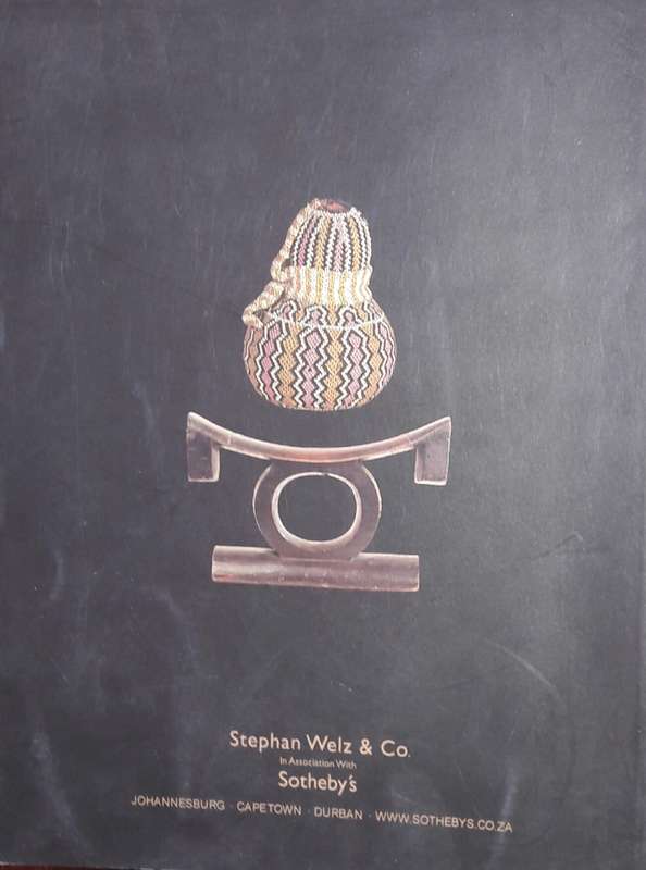 African Art & Books - Stephan Welz & Co In Association With Sotheby`s