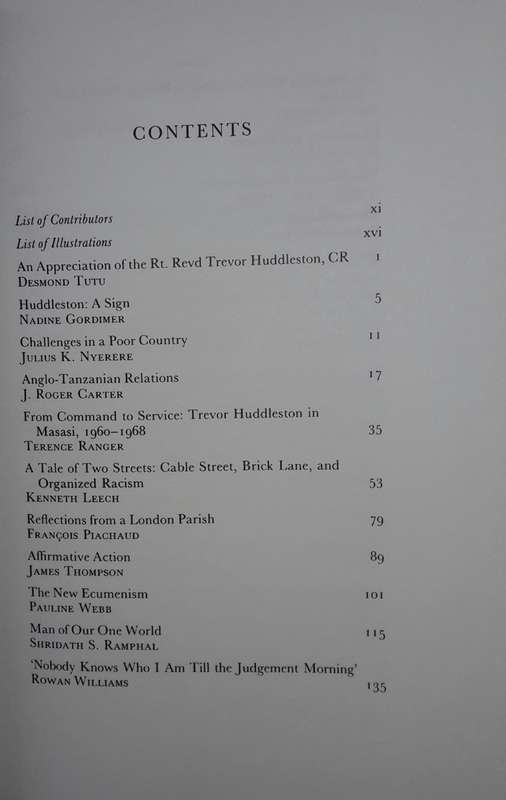 Trevor Huddleston - Essays On His Life And Work - Edited by Deborah Duncan Honore