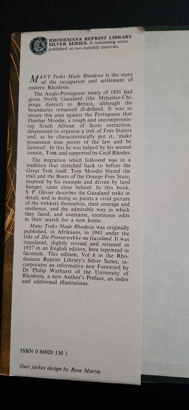 Many Treks Made Rhodesia by S.P. Olivier