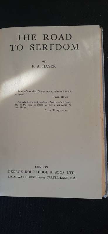 The Road to Serfdom by A.C. Cilliers (Signed by author)