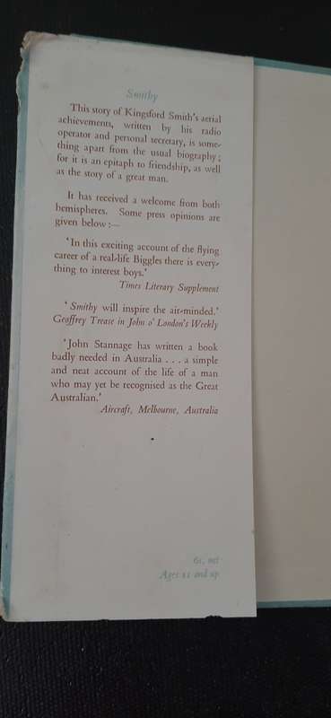 Smithy - The Story of Sir Charles Kingsford Smith by John Stannage