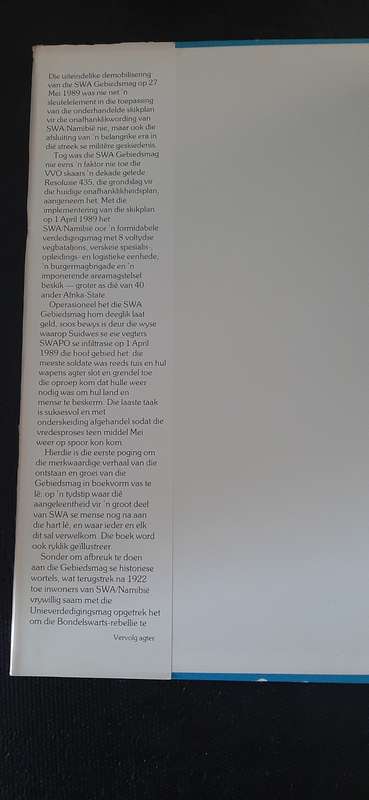 Beeld van die SWA Gebiedsmag by P.H.R. Snyman - 1st Edition