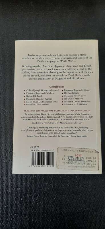 The Pacific War Companion from Pearl Harbor to Hiroshima by Daniel Marston