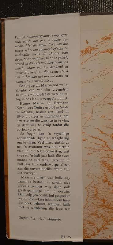 Vlug in die Namib by Henno Martin