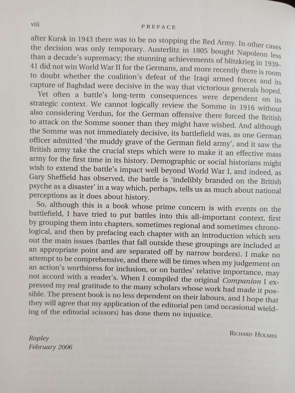 Battlefield Edited by Richard Holmes & Martin Marix Evans