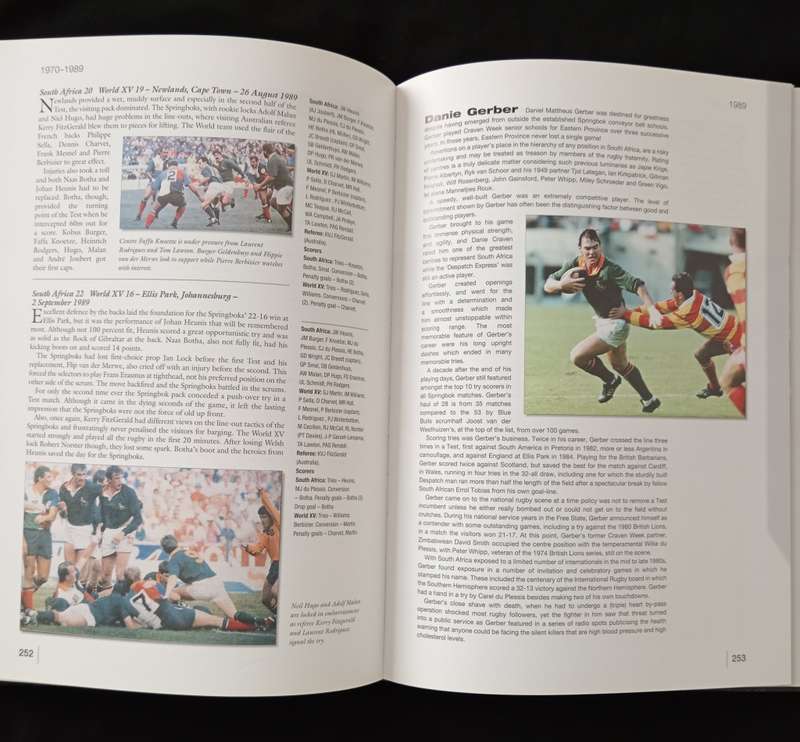 112 Years of Springbok Rugby 1891 to 2003 Tests and Heroes