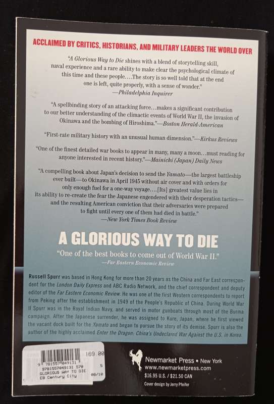 A Glorious Way to Die by Russell Spurr