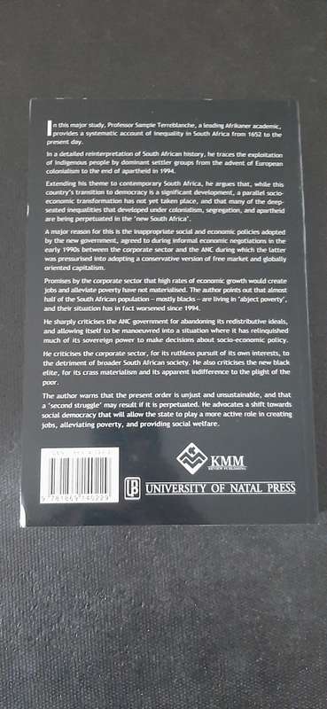 A History of Inequality in South Africa 1652 - 2002 by Sampie Terreblanche