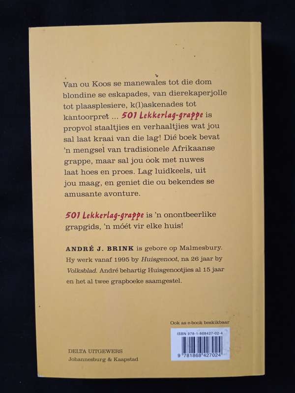 501 Lekkerlag-grappe by André J Brink