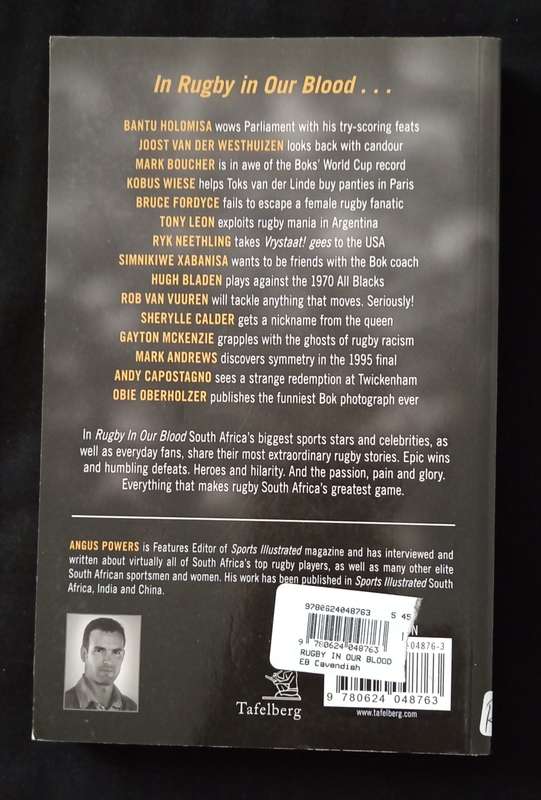 Rugby in Our Blood Edited by Angus Powers
