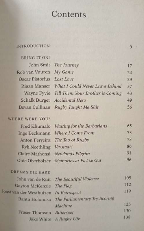 Rugby in Our Blood Edited by Angus Powers