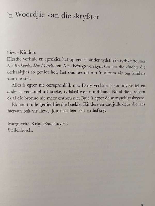 Ons Sonskynalbum by Marguerite Krige-Esterhuysen