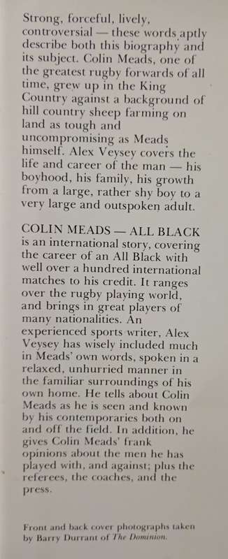 Colin Meads All Black by Alex Veysey