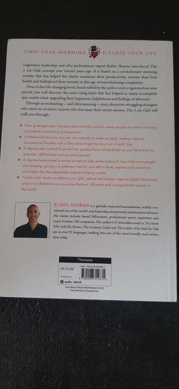 The 5AM Club by Robin Sharma