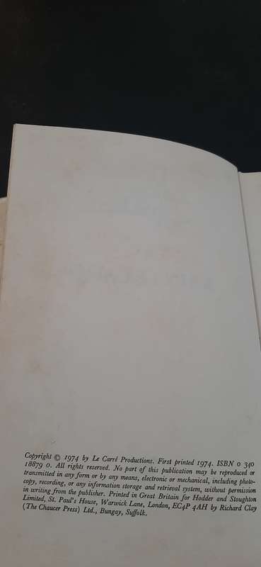 Tinker Tailor Soldier Spy by Le Carré - First Edition