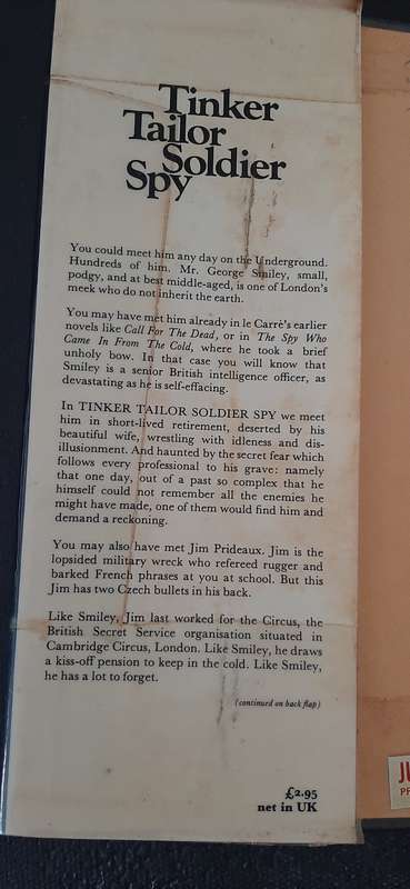 Tinker Tailor Soldier Spy by Le Carré - First Edition