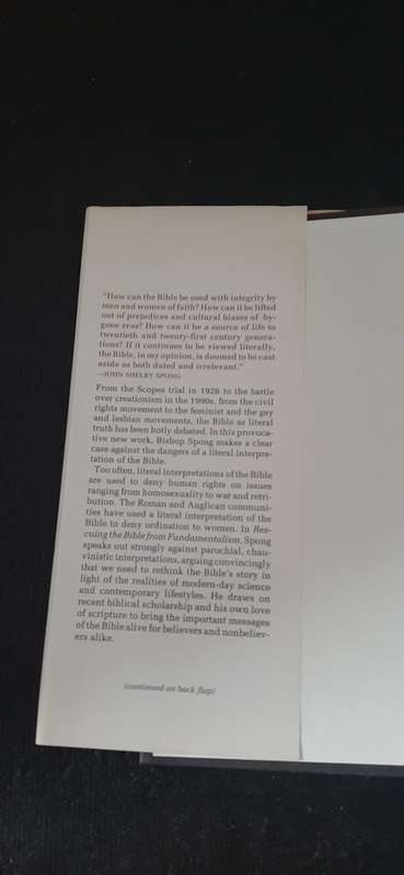 Rescuing the Bible from Fundamentalism by John Shelby Spong