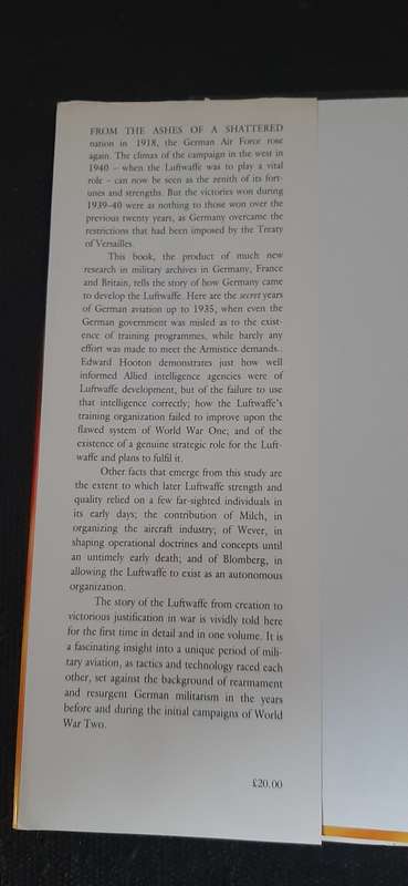 Phoenix Triumphant - The Rise and Rise of the Luftwaffe by E.R. Hooton