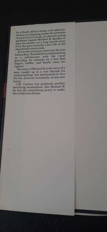 Life & Times of Michael K by J.M. Coetzee - First Edition