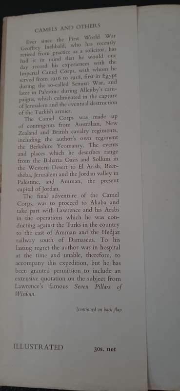 Camels and Others by Geoffrey Inchbald - First Edition