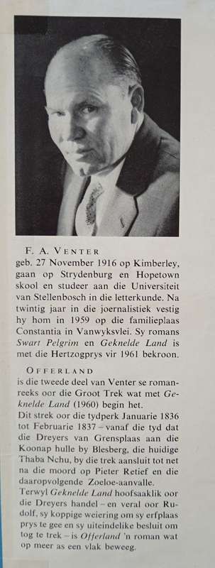 Offerland by FA Venter