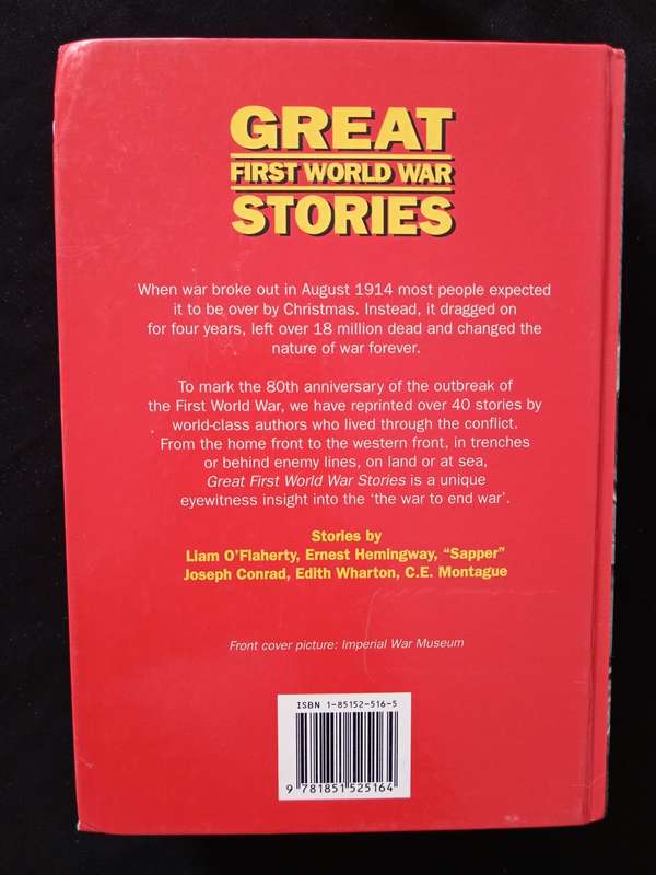 Great First World War Stories by Maughan, Hemingway, Wharton, Saki Remarque & Montague