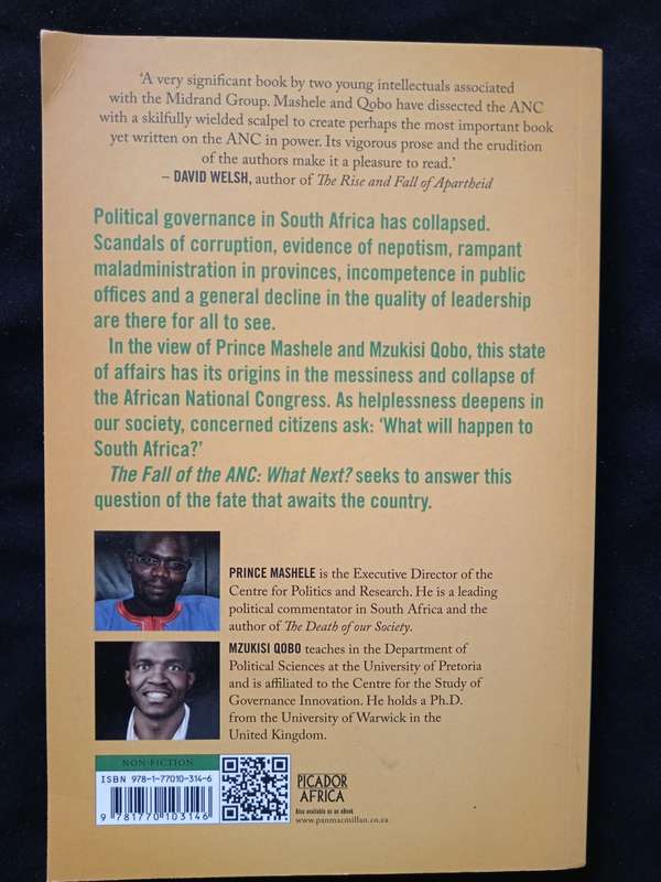 The Fall of the ANC by Prince Mashele & Mzukisi Qobo