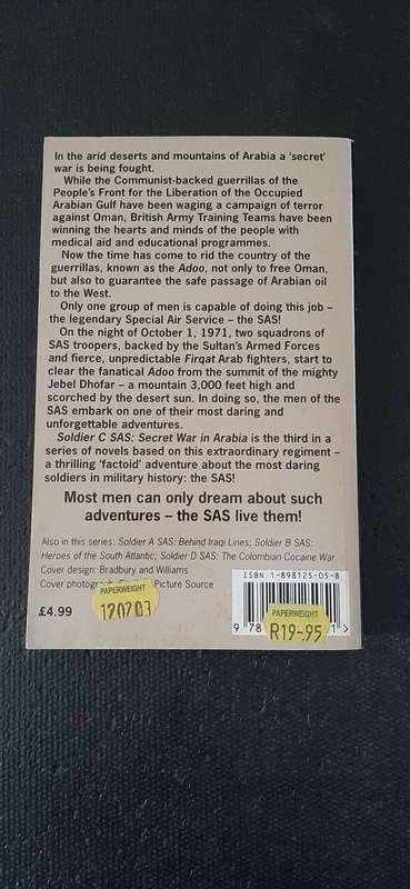 Soldier C S.A.S Secret War in Arabia by Shaun Clarke