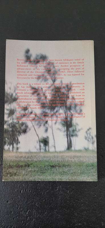 Not Without Honour - Tribute to Beyers Naudé - Edited by Peter Randall