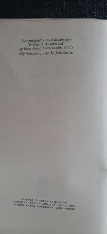 The Riddle of MacArthur by John Gunther - First Edition