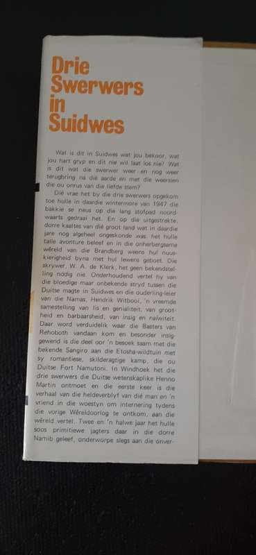 Drie Swerwers in Suidwes by W.A. de Klerk