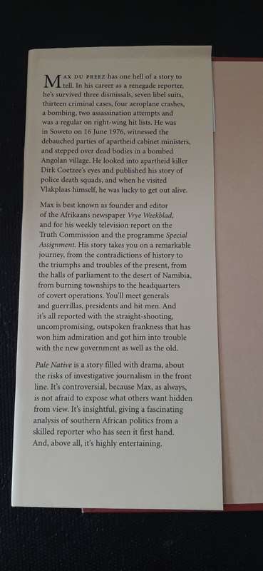 Pale Native by Max du Preez