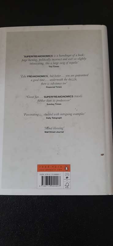 Super Freakonomics by Steven D. Levitt & Stephen J. Dubner