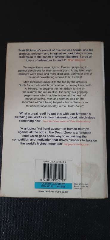 The Death Zone by Matt Dickinson