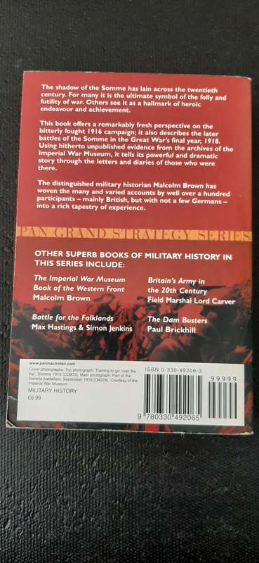 The Imperial War Museum Book of The Somme by Malcolm Brown