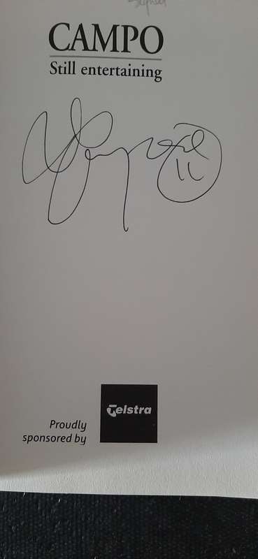 Campo - Still Entertaining by David Campese - Signed