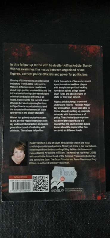 Ministry of Crime - An underworld explored by Mandy Wiener